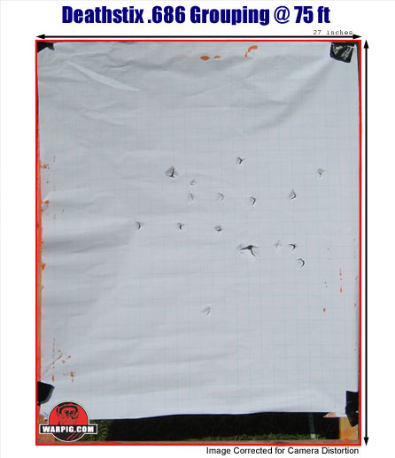 Paintball target accuracy