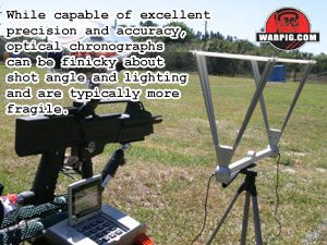 paintball optical chronograph