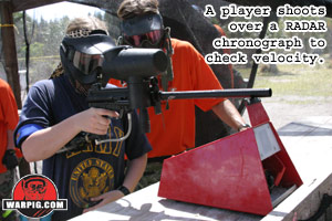paintball red radar chrono
