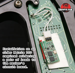 paintball rf transmitter loader matrix