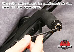 paintball vibe velocity adjustment shoot harder faster fps
