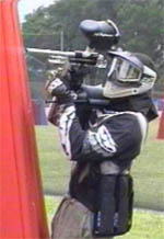 Player defending a bunker on field 2