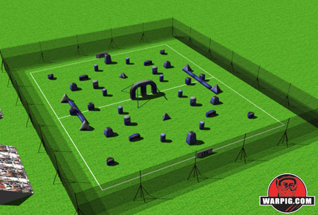 NPPL Paintball Field Layout