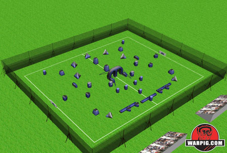 NPPL Paintball Field Layout