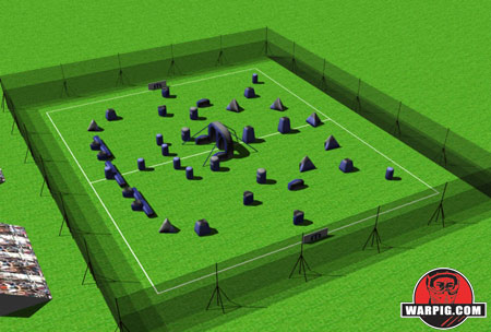 NPPL Paintball Field Layout