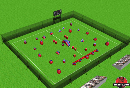NPPL Paintball Field Layout