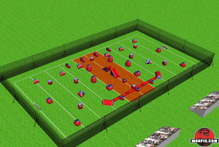 NPPL Paintball Field Layout