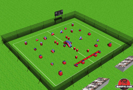 NPPL Paintball Field Layout